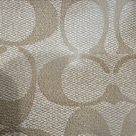 Coach Tan and Cream Signature Wristlet - Picture 14 of 16